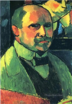 抽象的かつ装飾的 Painting - 自画像 1912 アレクセイ・フォン・ヤウレンスキー 表現主義